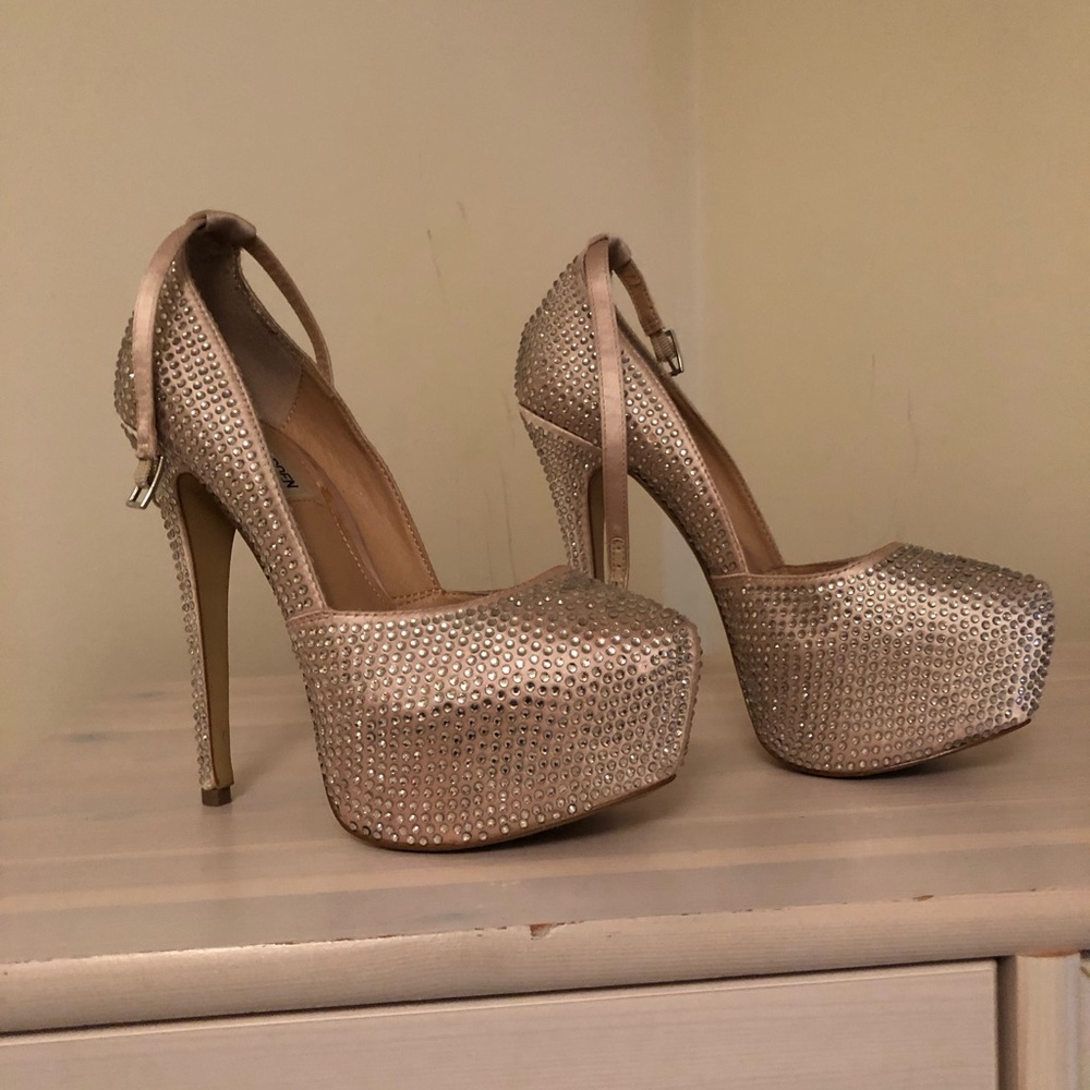 Sold Steve Madden Rhinestone Heels sold